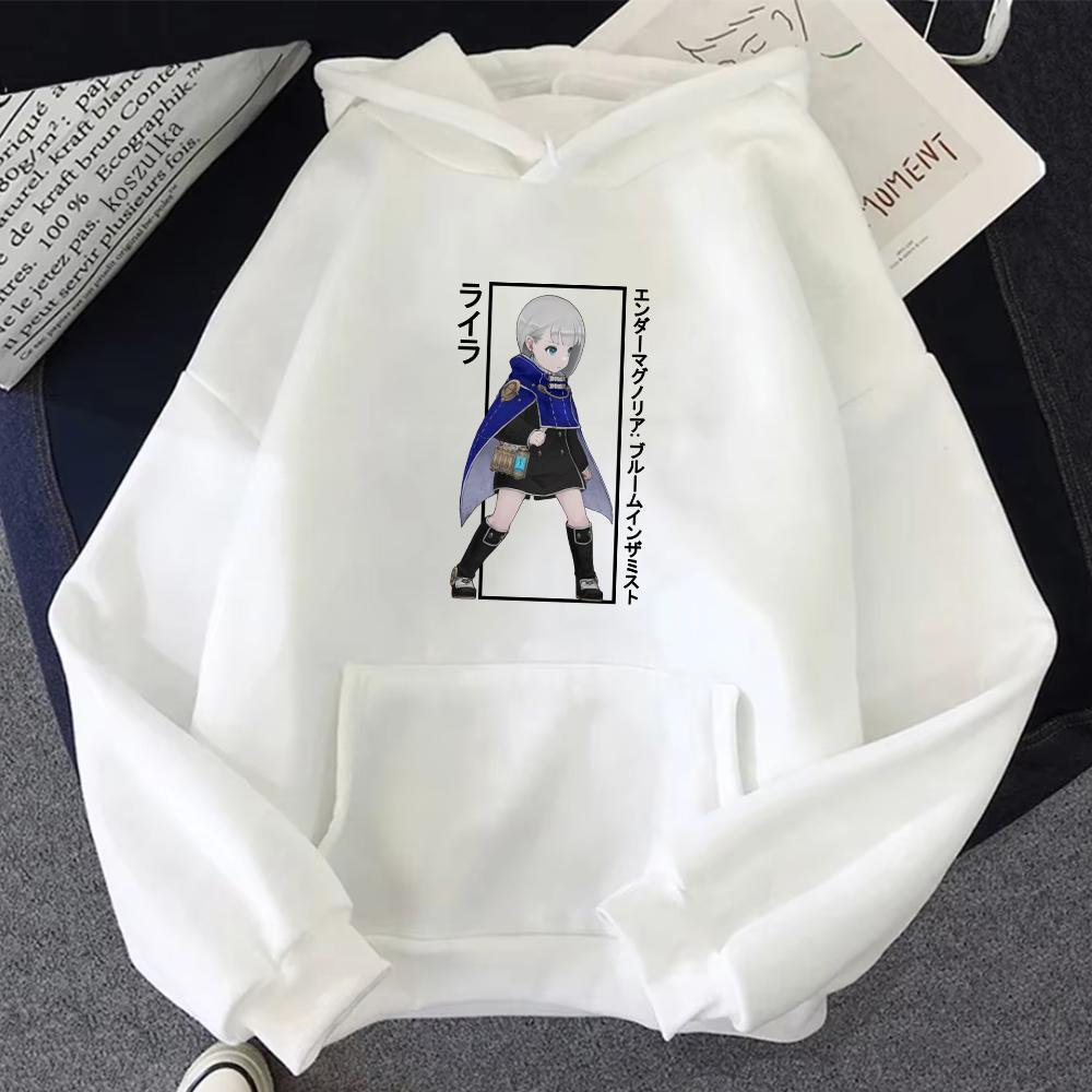Funny ENDER MAGNOLIA Bloom in The Mist Hoodie ENDER MAGNOLIA Hoodie Men Women Lilac Long Sleeve Hip Hop Sweatshirt Y2K Clothes S