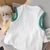 Herren Cooles und Stilvolles Eisseiden-Sportset Ärmelloses Top + Shorts Lässiges Zweiteiler-Set