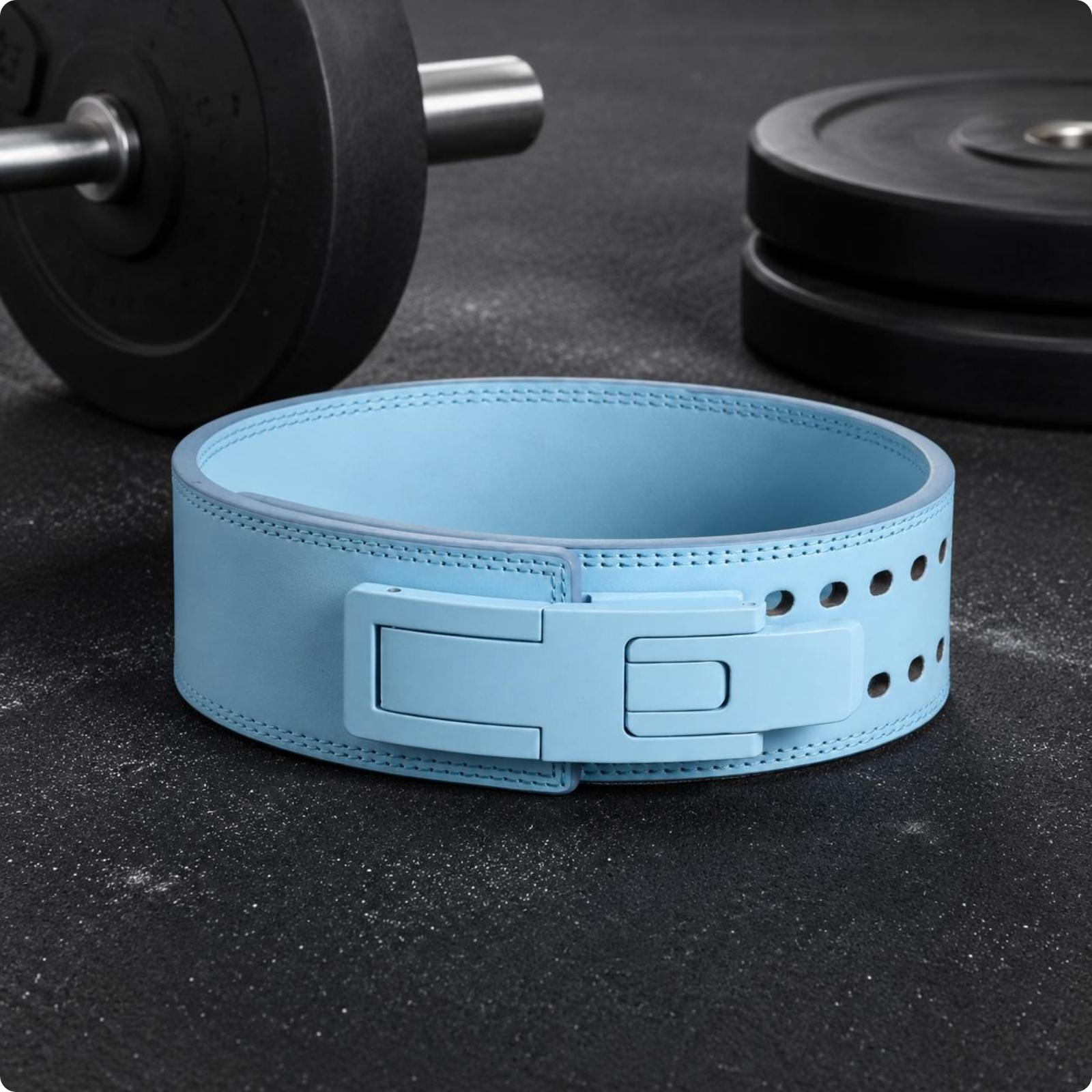 Lever Powerlifting Belt Stitched Edges Adjustable