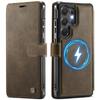 Magnetische Geldbörsenhülle für Samsung Galaxy S26 S25 S24 Ultra, PU-Leder Flip Cover, RFID-Kartenhalter, Ständer, Schlanke stoßfeste Hülle