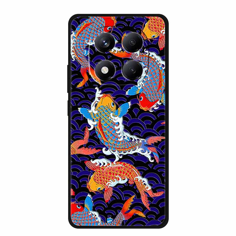 3D Flowers Emboss Fundas For Redmi Note 15 5G (China) Case Soft Silicone Phone Cases For Note 15 5G For China Covers Shell Coque