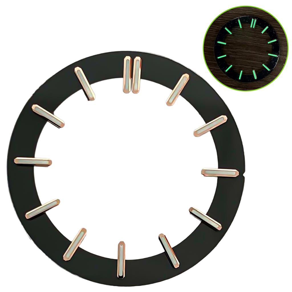 Mods 31.8mm Black White Transparent Skeleton W atch Dial Face Fit NH35 NH36 NH38 NH70 NH71 NH72 Automatic Movement Watch Parts