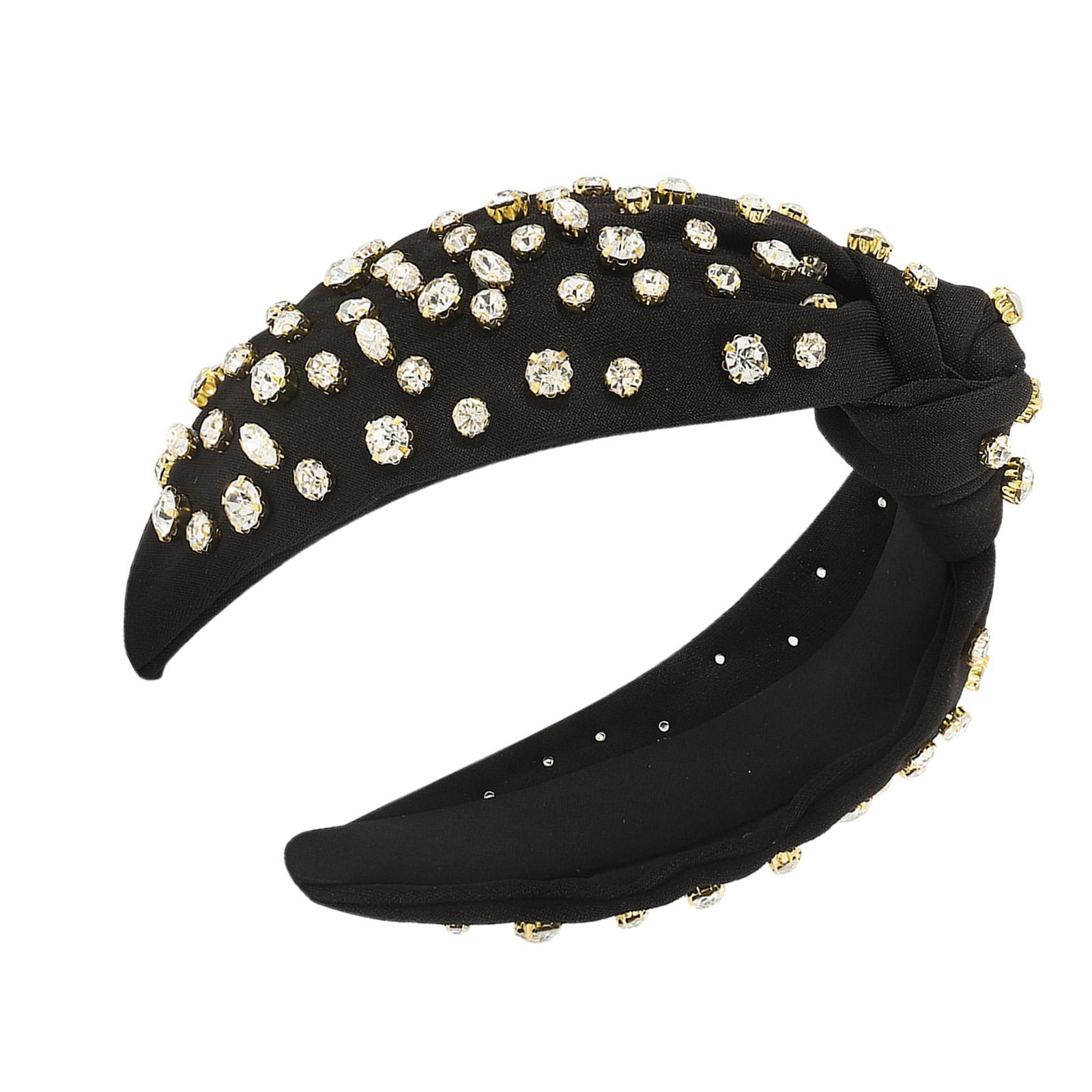 

Crystal Headband Headwear Baroque Shiny Elegant for Birthday Wedding Trip Ceremony Prom