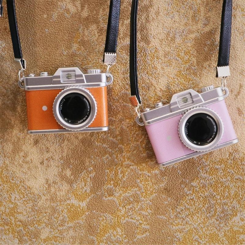 Miniature Camera Pendant Keychain With Light And Sound Detail Compact Size Ornament For Daily Use Gifting