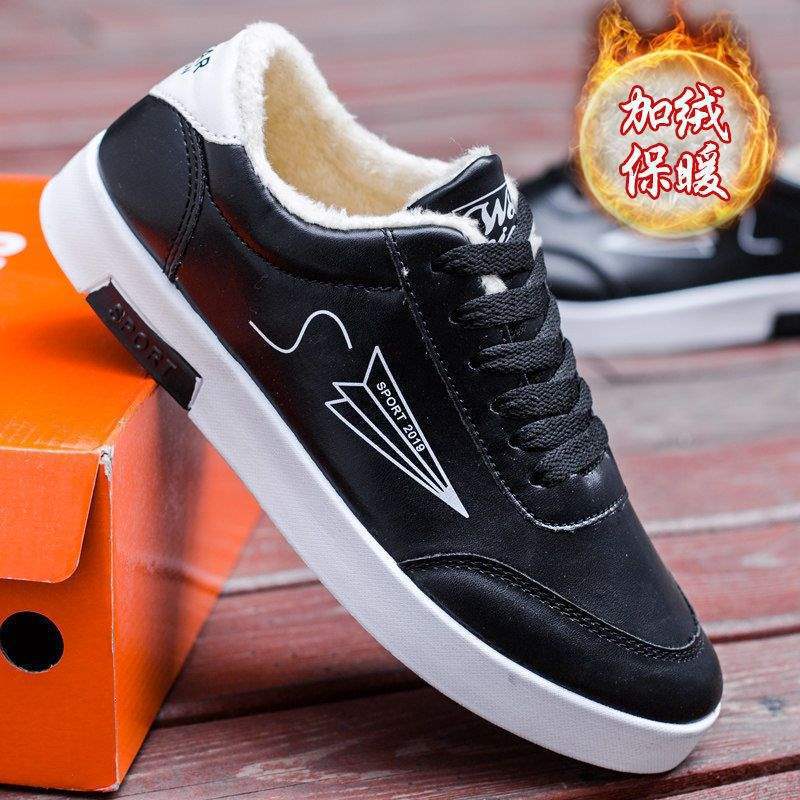 2025 New Autumn Martin Boots High Top Board Shoes Men's Fleece Warm Cotton Shoes Versatile Casual Tooling Shoes Men's