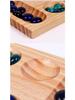 Pine Wood Gemstone Mancala Board: Educational Toy for Spatial Thinking