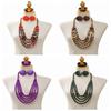 Handmade Vintage Boho Bib Beads Ethnic Style Geometric Beaded Necklace  Jewelry Accessories
