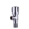 Lanmo 1-in-2-out Copper Angle Stop Valve for Water Heater CN Plug (adapter Included)