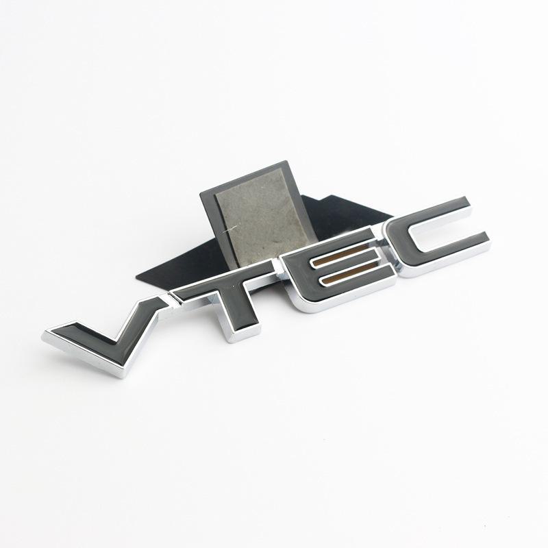 

Боковая и задняя наклейка-наклейка для модификации автомобиля Honda Civic Accord Odyssey CRV Spirior VTEC. чёрный/серебряный