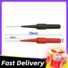 10pcs Insulated Piercing Needle Non-destructive Multimeter Test Probes Red/Black Test Probe Digital Multimeter Test Equipment