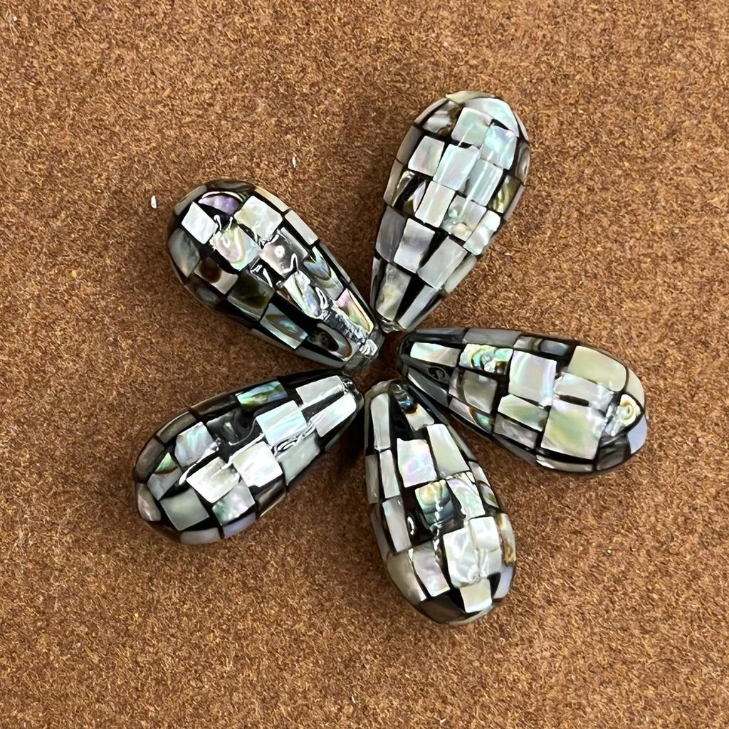 1Pc, Natural Abalone Shell Pendant, Fashion Minimalist Style Men Women Charms, DIY Necklace Components for Creative Jewellery Making, Festive Crafts