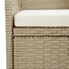 Vidaxl 5-Piece Garden Furniture Set with Cushions, Beige-Black