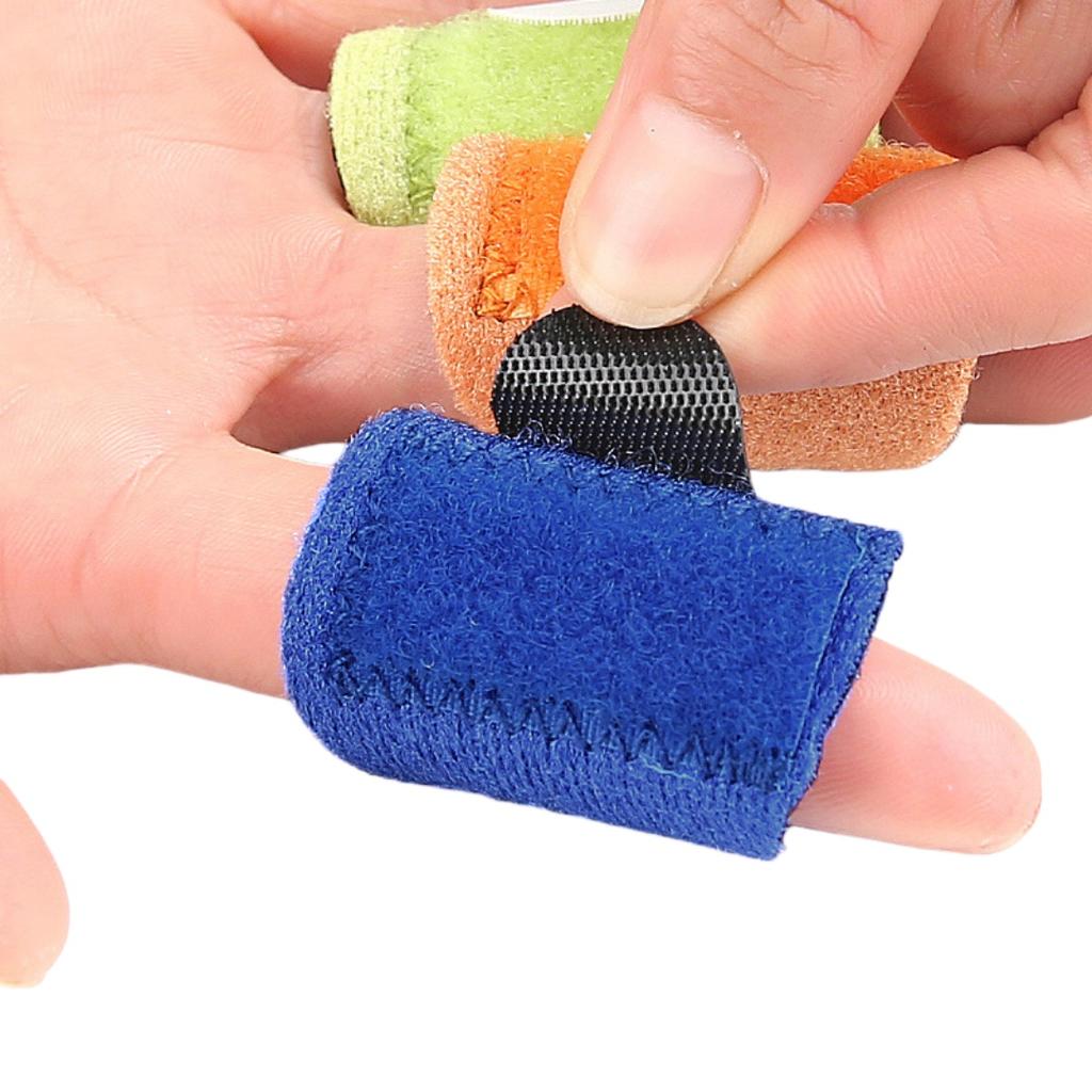 7Pcs Finger Splint Support Brace With Aluminum Strip For Thumb Protection Finger Guard Fixing Strap Finger Protector