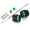Motorcycle Front Wheel Fork Slider Protector Fit Axle Fork Crash Slider for Ninja 1100