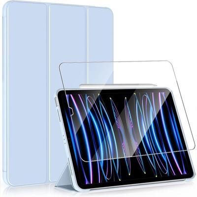 Case for iPad Pro 11" - Scratch Protection - Tempered Glass - Blue - Stand Sleep/Wake