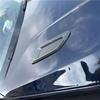 2Pcs Car Decorative Air Flow Vent Bonnet Front Hood Scoop Cover Trim Gloss Black