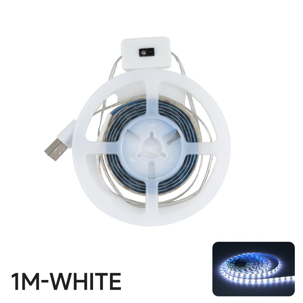 1-5M LED Lights Strip DC 5V USB Gesture Control 60 LEDs/m Backlight Dimmable Sensor Night Lights TV Kitchen Under Cabinet Lamp