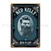Ned Kellys Such Is Life Design Metal Sign Wall Decor Designer Retro Kitchen Garage Tin Sign Poster