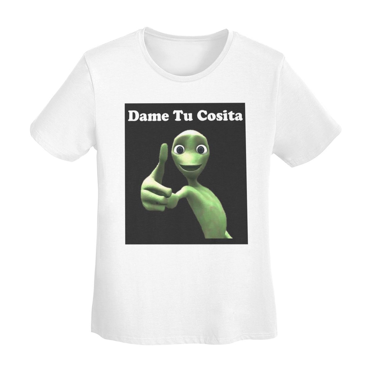 

Dame Tu Cosita White TShirt Women Short Sleeve T Shirts Round Neck Clothes Cotton Summer Tees Streetwear S