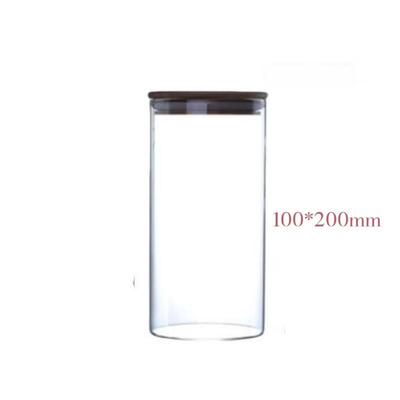 Heat-Resistant Glass Storage Jar with Lid