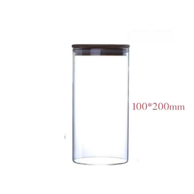 Heat-Resistant Glass Storage Jar with Lid