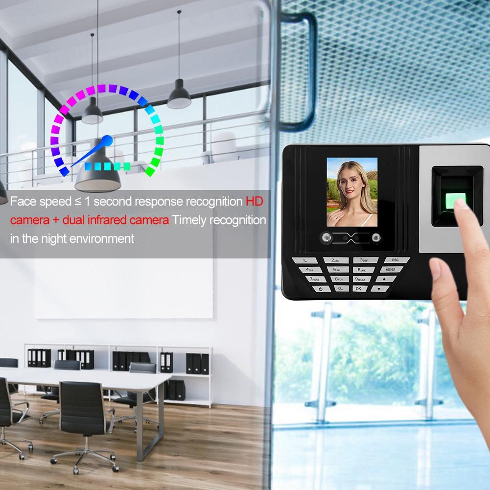 2.8 Inch Face Fingerprint Recognition Attendance Machine