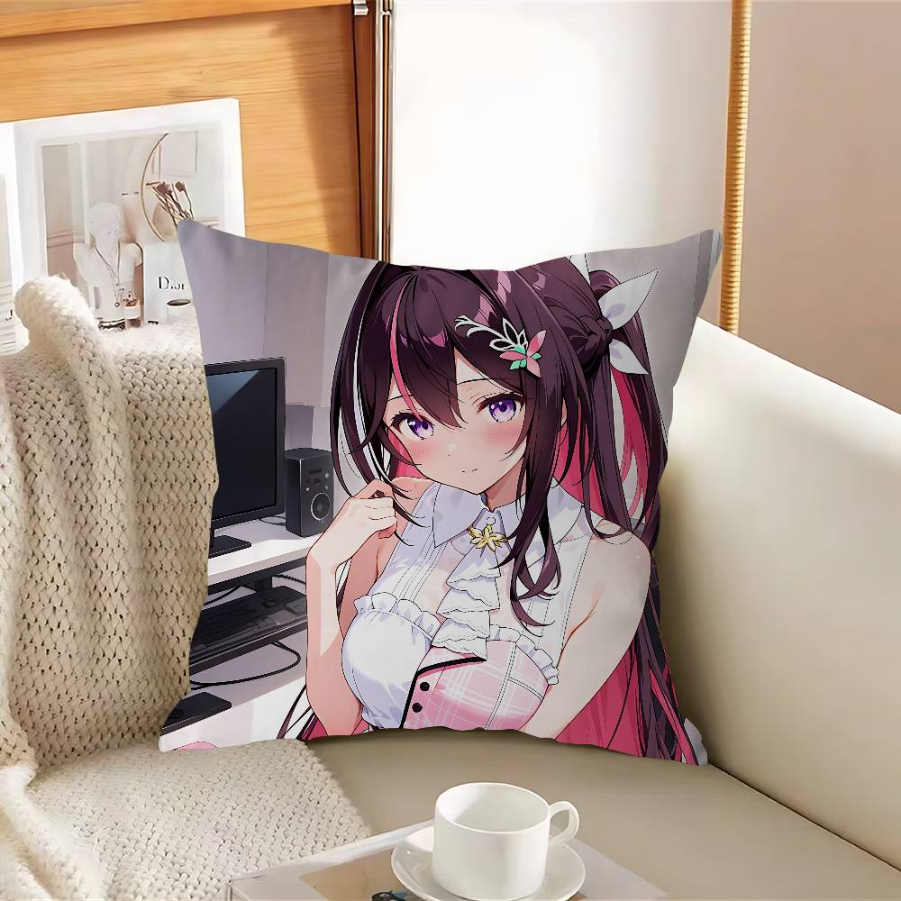 

ANIME A-AZKi-I Pillow Case Removable Washable Cushion Cover – All-Season Soft Linen 12x12Inch