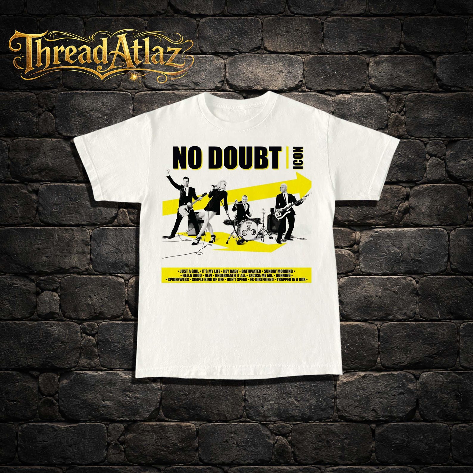 No Doubt Push and Shove Band T-Shirt | Gwen Stefani Rock Music Tee M