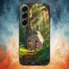 H- Anime Cute Totoroes Phone Case For Samsung Galaxy A73,A72,A71,A70,A53,A52,A51,Others Soft Black Cover