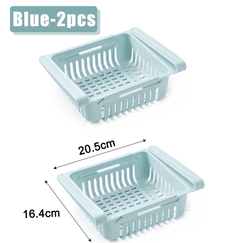 Fridge Organizer Storage Box Refrigerator Drawer Plastic Storage Container Shelf Fruit Egg Food Storage Box Kitchen Accessories