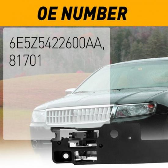 ide Interior Door Handle Chrome Front Side Right For -12 Ford Fusion