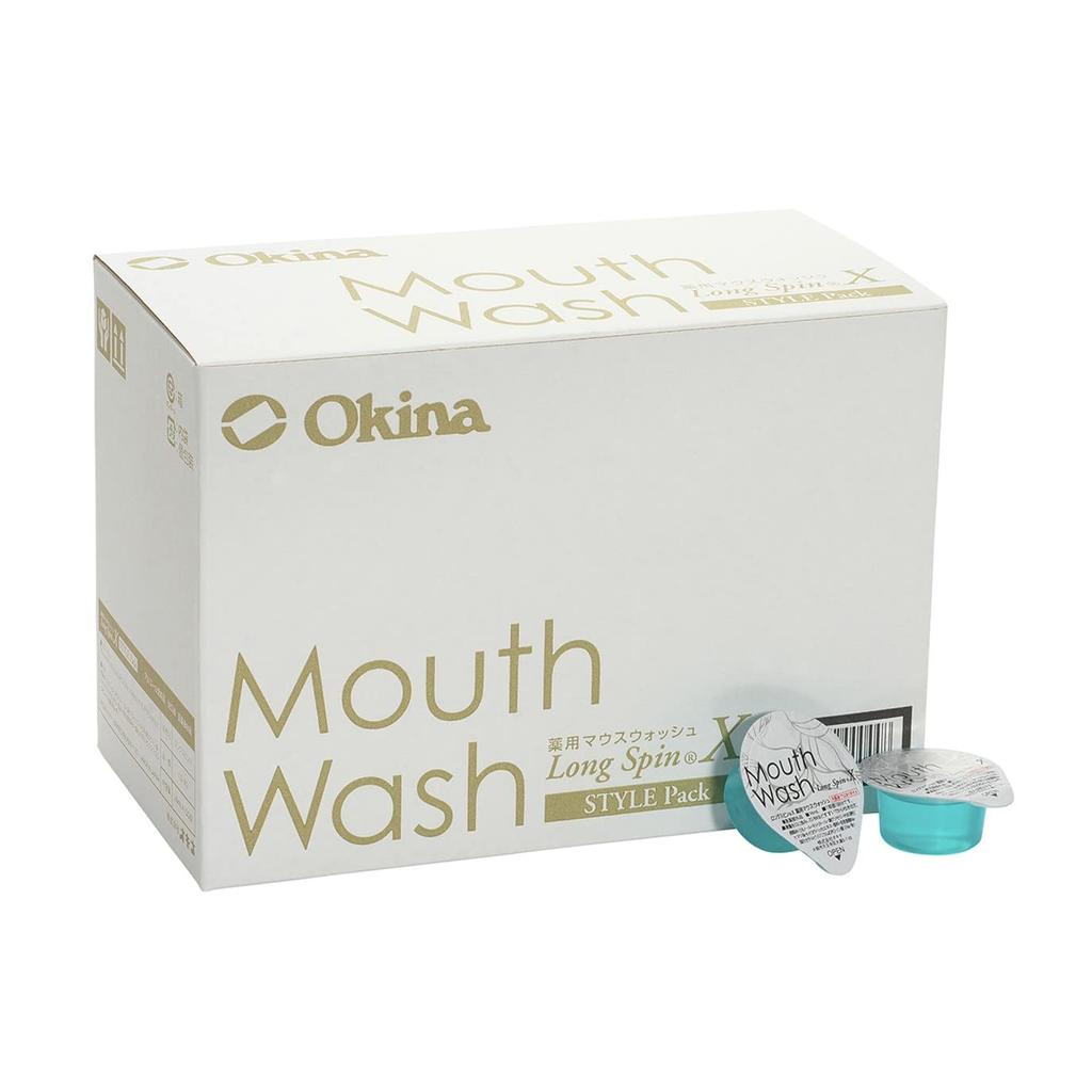 Okina Medicated Mouthwash Long Spin X LS-XS (100 Pieces) Style Pack