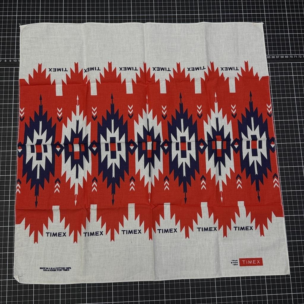 TIMEX Timex Haba Hank Bandana Made in USA Native Pattern