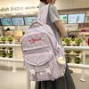 Schoolbag New Fashion Star Backpack Female Korean Version Versatile Leisure Travel Backpack Lightweight Youth Junior High School School Bag