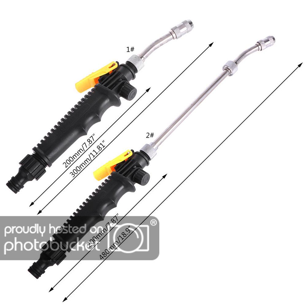 High Pressure Power Washer Water Gun Spray Nozzle Car Wash Garden