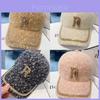 Water Drip Letter Baseball Cap With Rhinestones For Winter Warmth And Style
