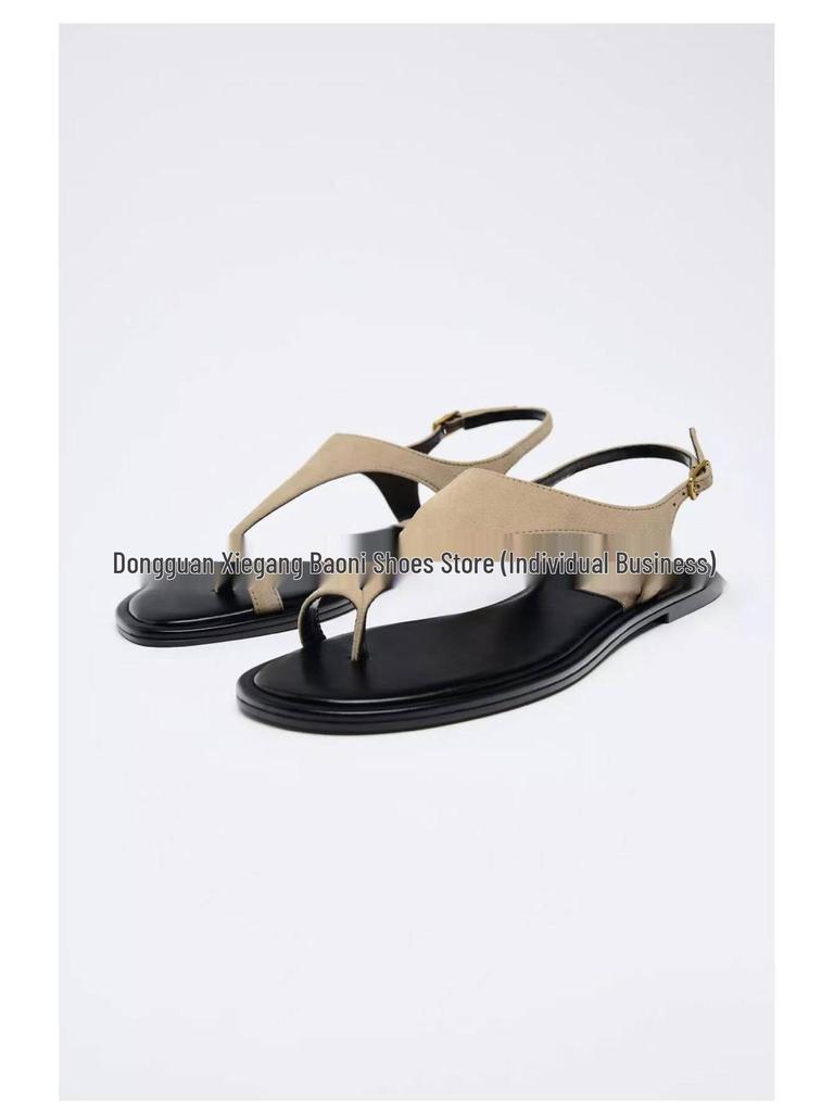 2025 Spring/Summer Non-Slip Breathable Flat Sandals - Versatile, Comfortable African Style Women's Shoes
