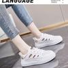 Breathable Bag Head Sports Sandals Little White Women's Shoes Women's 2025 Summer New Versatile Flat-bottomed Casual Hollow Board Shoes