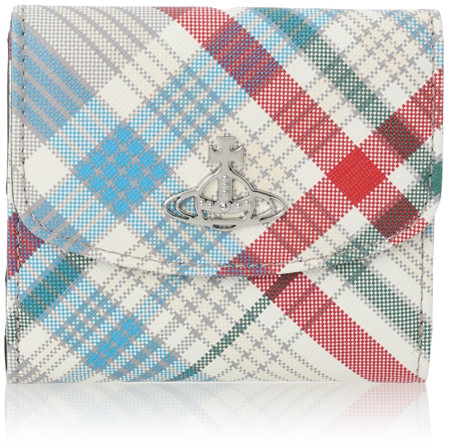 

кошелек 51150003U ПРИНТ SAFFIANO КЛЕТКА MADRAS [Vivienne Westwood] Двойной [товар]