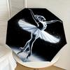 1pc Ballerina Dance Automatic Open/Close Umbrella with Windproof, 8-Rib Sturdy Canopy, Durable Ribs, Fashionable Design1224A