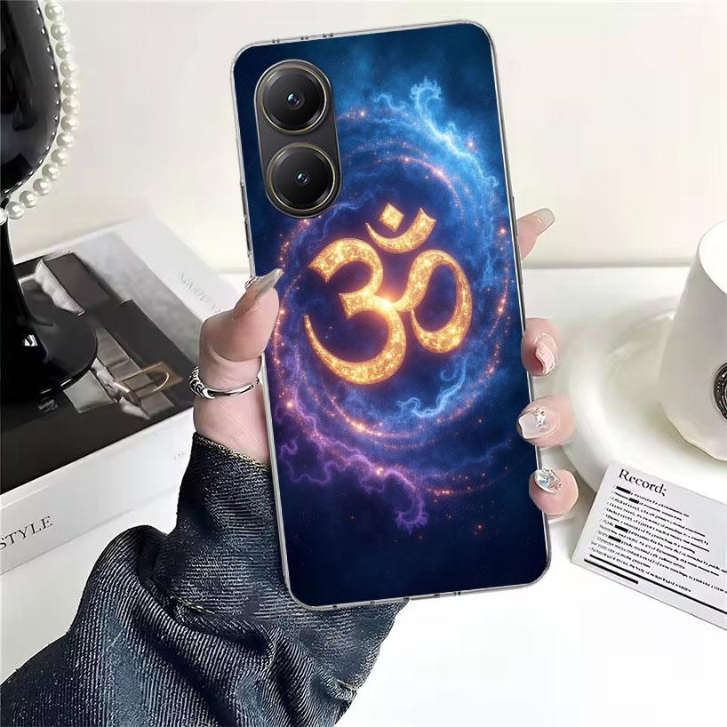 Mandala Chakra Insist Yoga Soft Phone Case For Xiaomi Redmi 15C 15 13C 13 Poco X5 X6 X7 F7 Ultra M7 12C 12 10 10C 9C 9A 9T 9 Fun