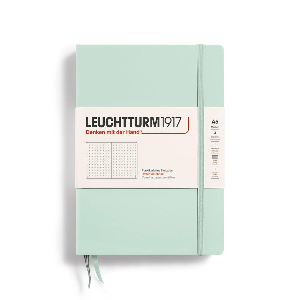 Leuchtturm A5 Dotted Mint Green Notebook 367259 (Official Import)