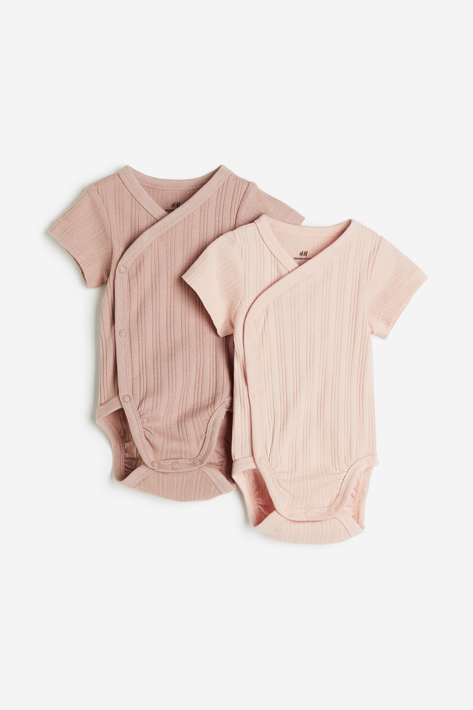 

2-pack wrapover bodysuits
