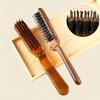 Amber Portable Folding Hair Brush with Bristles - Ideal for All Hair Types, Durable Handle, Perfect for Travel