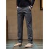 Men's Pure Cotton Straight-Leg Business Casual Pants, Spring and Autumn New Style, Loose Fit, Stretchy Dress Pants, Versatile Long Trousers