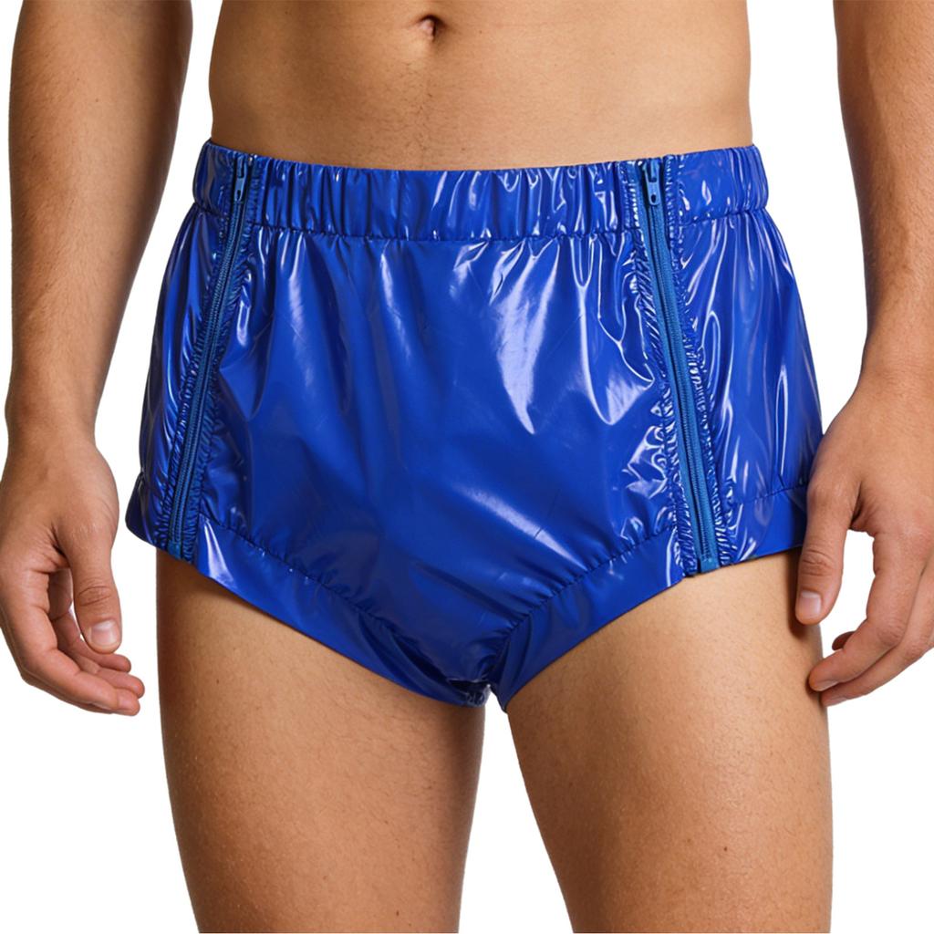 S-3XL Reusable Waterproof Diaper Cover: Both Side Zipper Tear-away Briefs for Elderly Caring Nursing & Special Needs Adults