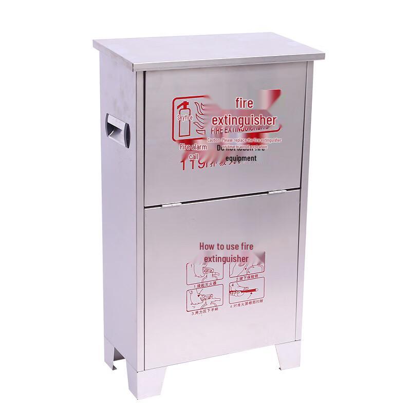 WEZHO Stainless Steel Fire Extinguisher Storage Cabinet