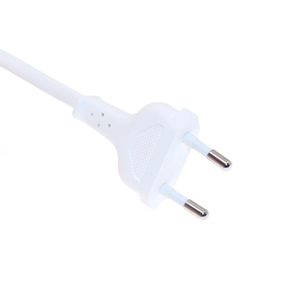 1.8m 6ft White AC Power Cord EU Europea VDE Approval for Samsung LED Smart TVs IEC320 C7 Figure 8 Lead, PS3 PS4 Power Cables