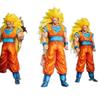 Infinite Super Three Goku Figure Seven Dragon Ball Anime Illuminating Statue Doll Model Super Saiyan 2D