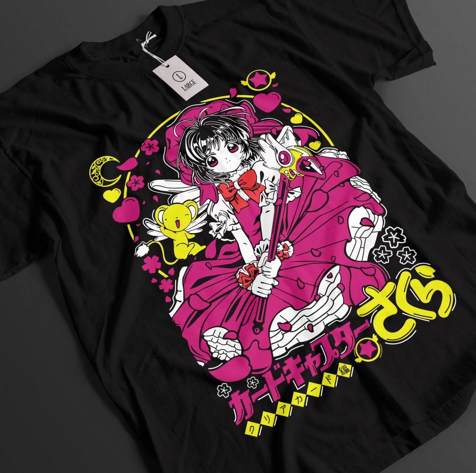 Рубашка Cardcaptor Sakura Футболка Ли Шаоран Футболка Томойо Футболка Тоя Юкито Аниме Футболка XL